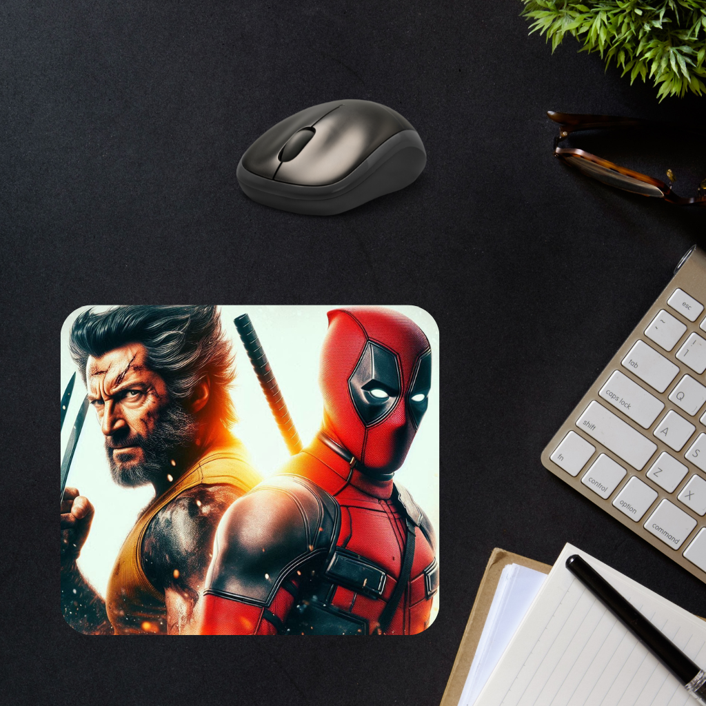 Wolverine & Deadpool Mousepad (8.5 x 7.1 x 0.12)