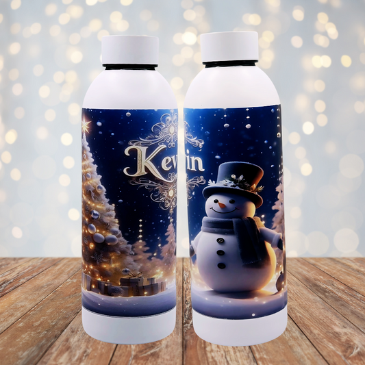 "Kevin" Custom Made 17 oz Christmas waterbottle