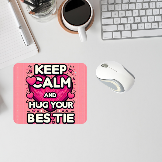 "Keep Calm" Mousepad (8.5 x 7.1 x 0.12)