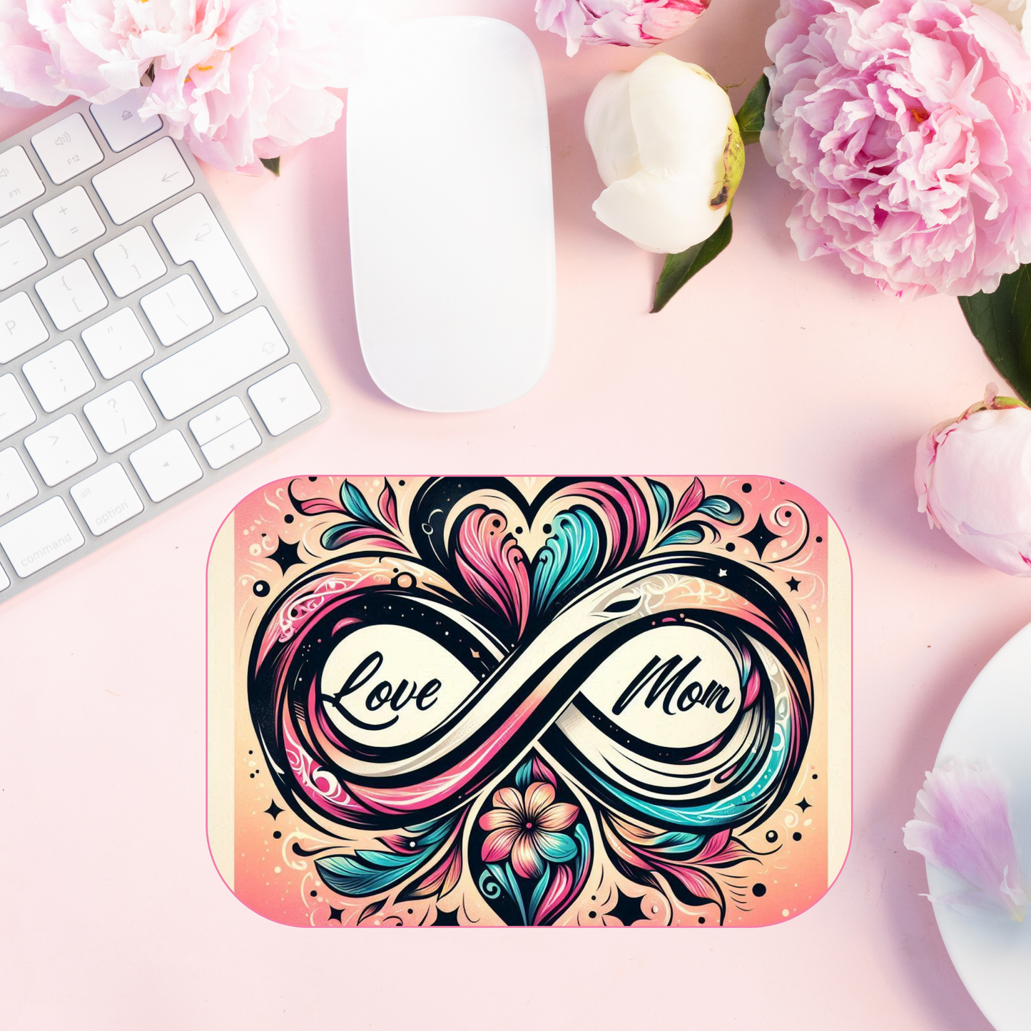 Love mom mousepad (9.4x7.9x0.12)