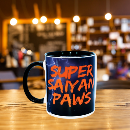 "Super Saiyan Paws" 11 oz Coffee Mug