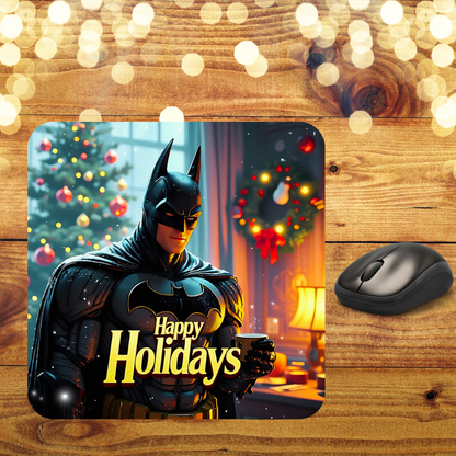 "Batman Happy Holidays" Mousepad (8.5 x 7.1 x 0.12)