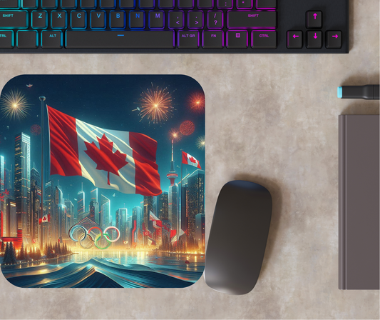 Canadian Olympic mousepad (9.4x7.9x0.12 Inches)