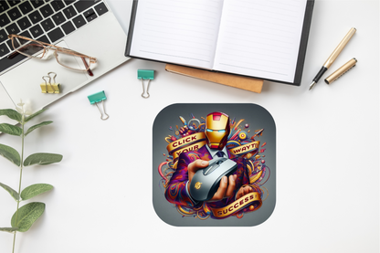 Iron Man "Click Your Way to Success" Mousepad (8.5 x 7.1 x 0.12)