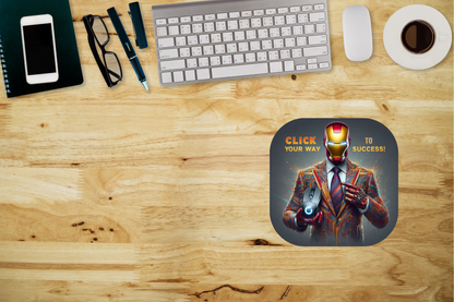 Iron Man "Click Your Way to Success" Mousepad (8.5 x 7.1 x 0.12)