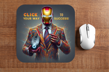 Iron Man "Click Your Way to Success" Mousepad (8.5 x 7.1 x 0.12)