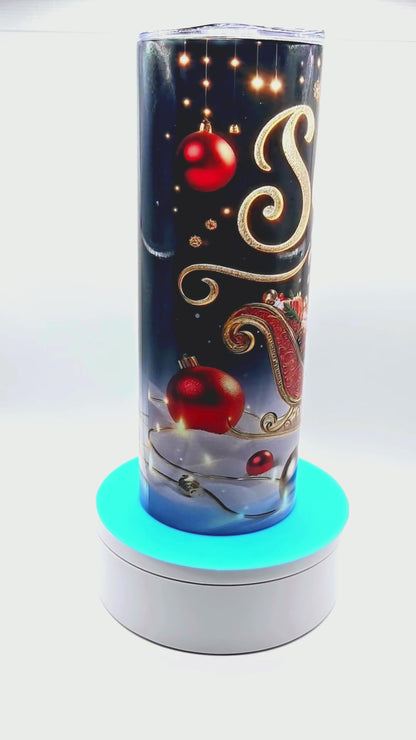 "Sleigh All Day Christmas Tumbler – Jingle All the Way in Style!"