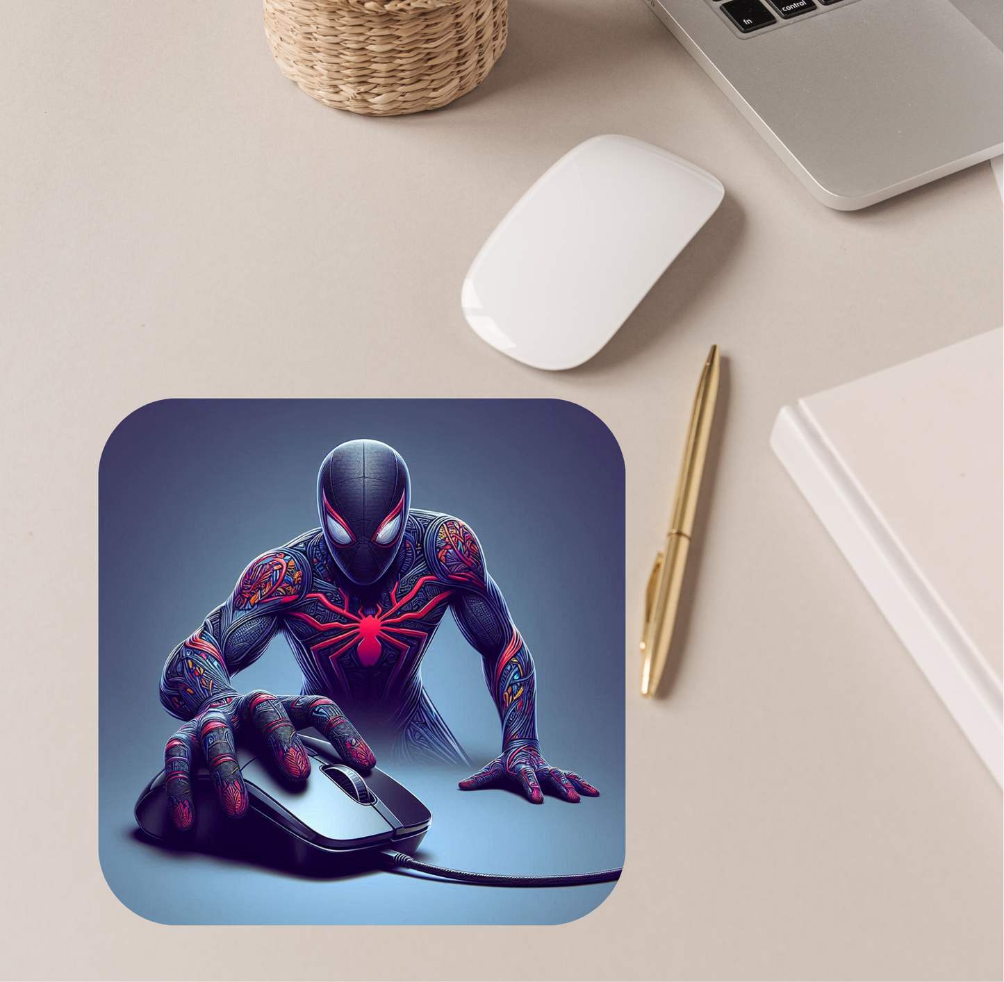 Spiderman Click Mousepad (8.5 x 7.1 x 0.12)