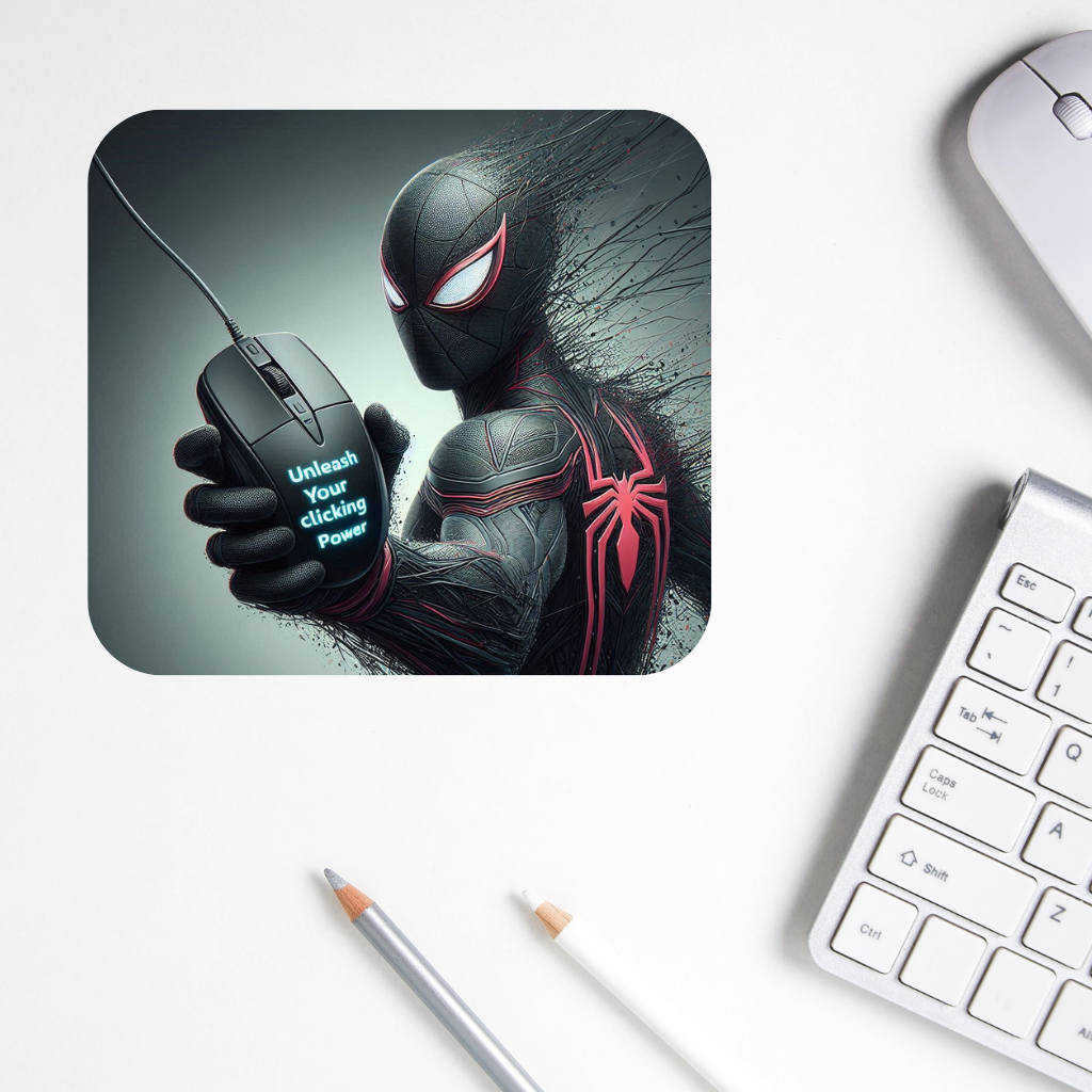 Spiderman "Unleash Your Clicking Power" Mousepad (8.5 x 7.1 x 0.12)