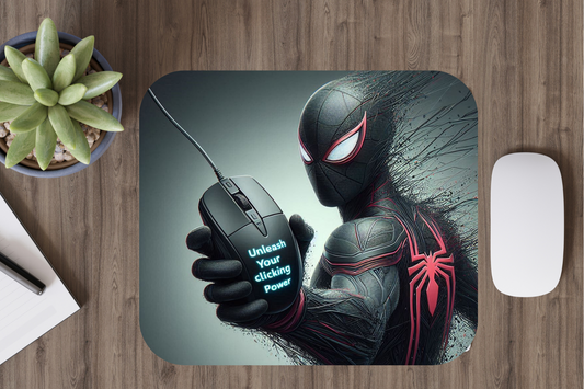 Spiderman "Unleash Your Clicking Power" Mousepad (8.5 x 7.1 x 0.12)